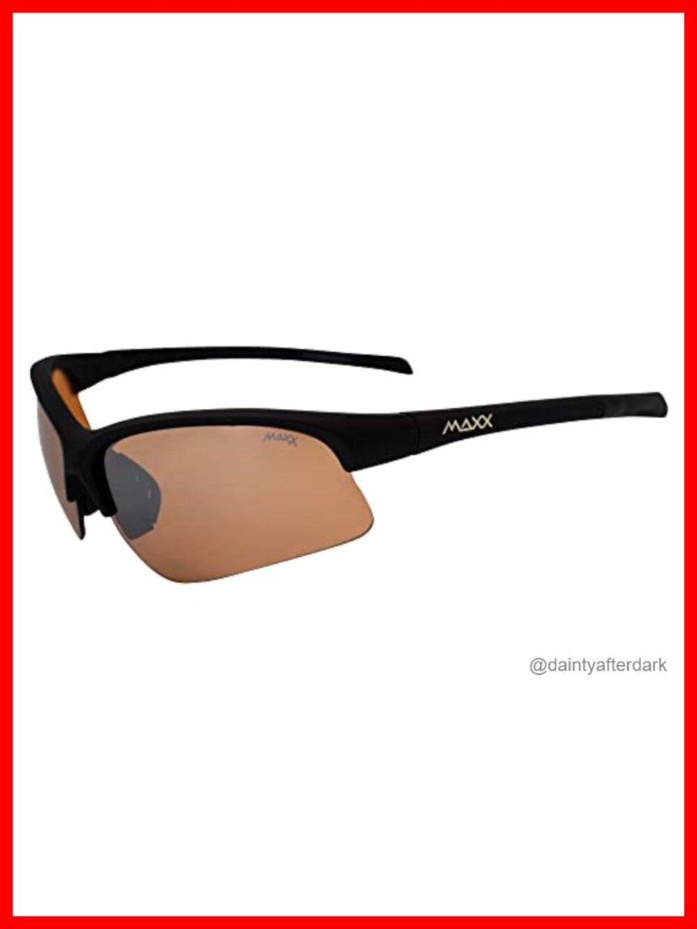 Wrap Around Sunglasses Half-Framed Lightweight UV Protection